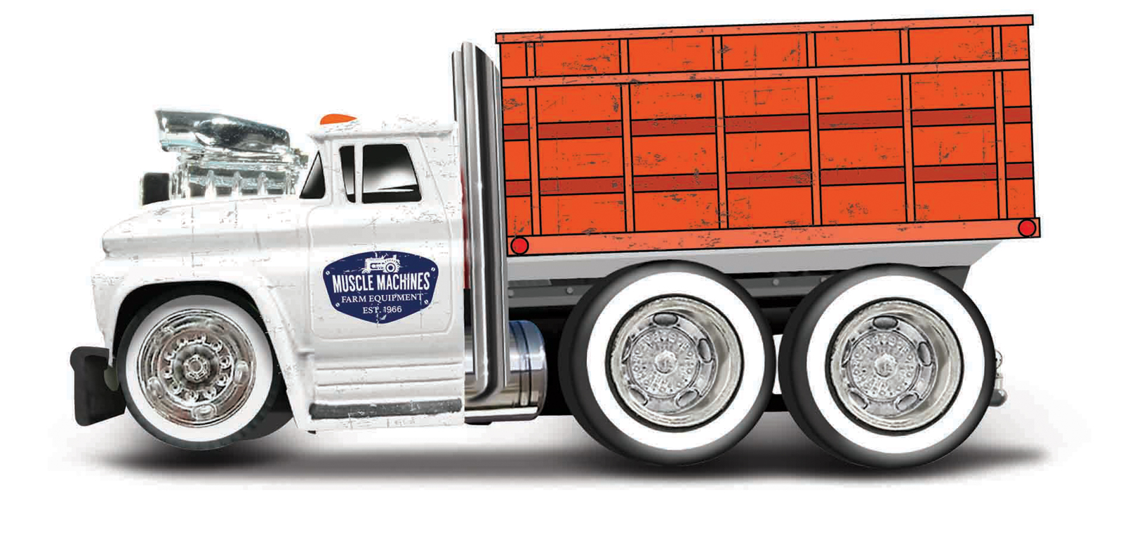 Maisto - Work Rigs - 1966 Chevrolet C60 Grain Truck, 1:64 101211616