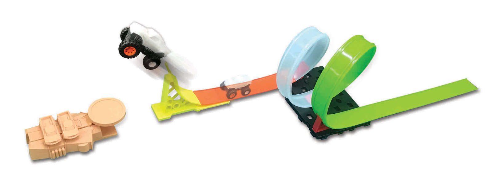 Maisto - Cyber Racers set, Micro Monster spin and smash 101212558