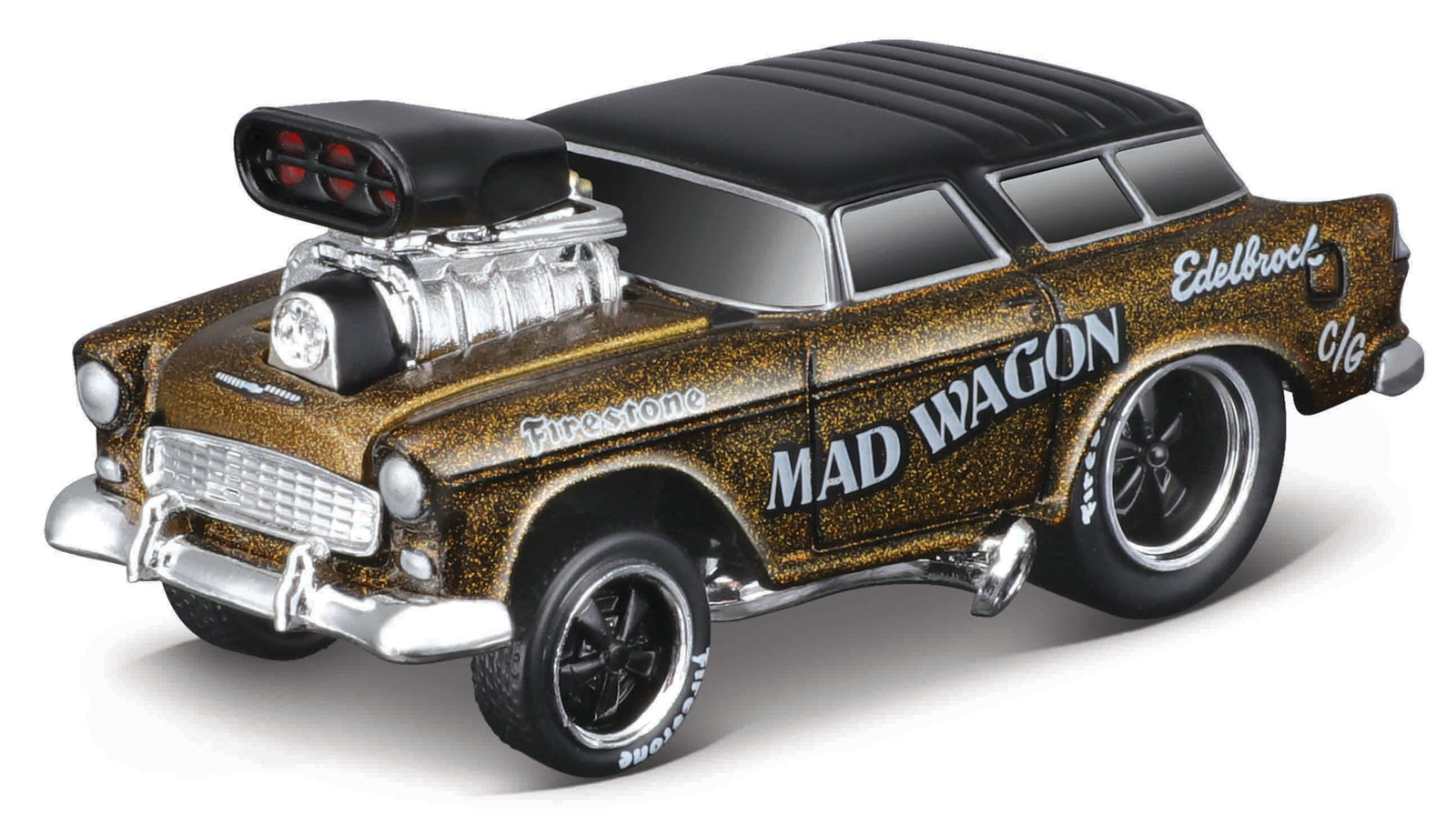 Maisto - Muscle Machines - 1955 Chevrolet Nomad Gasser, 1:64 101215557