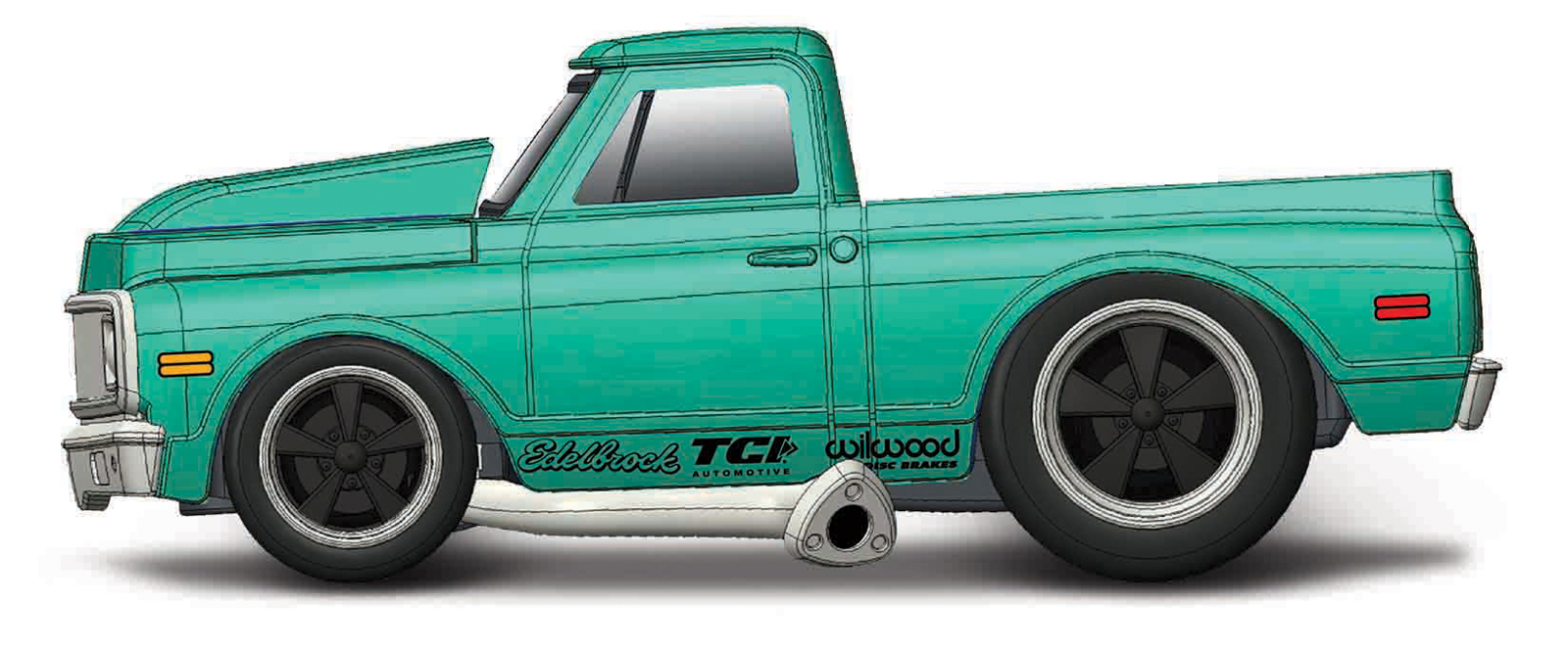 Maisto - Muscle Machines - 1972 Chevrolet C10 Pickup, 1:64 101215580