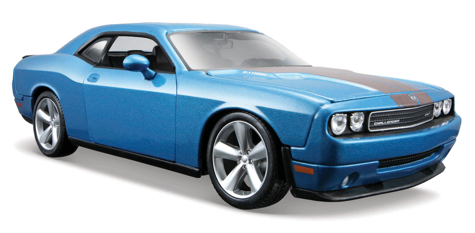 Maisto - 2008 Dodge Challenger SRT8, metal modrá, 1:24