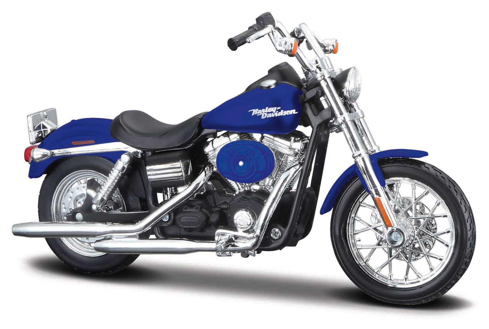 Maisto - HD - Motocykel - 2006 Dyna Street Bob, metal modrá, séria 44, 1:18 101231360-23103