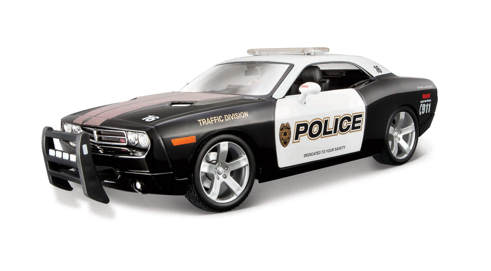 Maisto - Special Edition - 2006 Dodge Challenger Concept, čierno-biela, 1:18 101231365