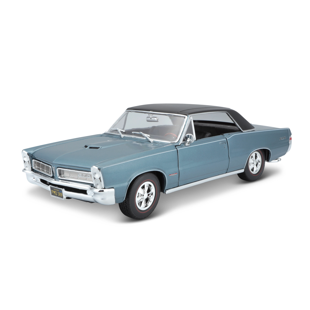 Maisto - 1965 Pontiac GTO, metal modrá, 1:18 101231885B