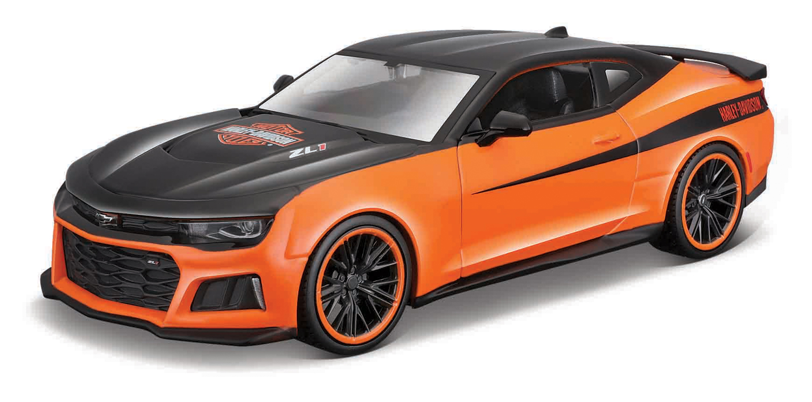 Maisto - Harley-Davidson Custom, 2017 Chevrolet Camaro ZL1, 1:24 101232160-32271