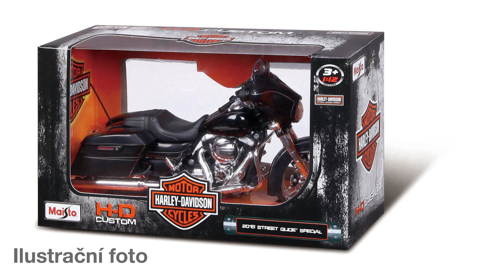 Maisto - Motocykel - HARLEY DAVIDSON MOTORCYCLES, assort, 1:12 101232320-32336