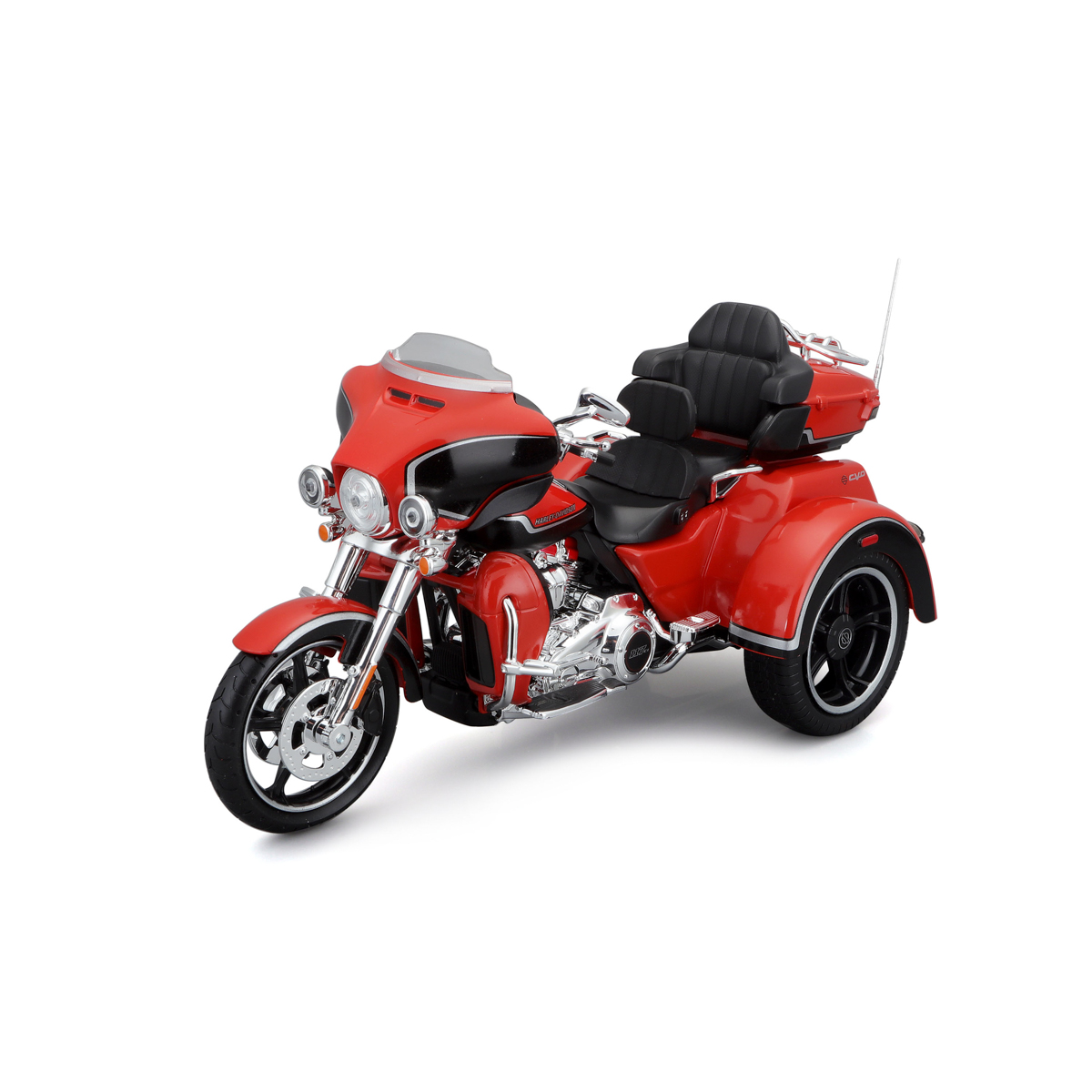 Maisto - HD Trikes - 2021 CVO Tri Glide, metal oranžová, 1:12 101232337O