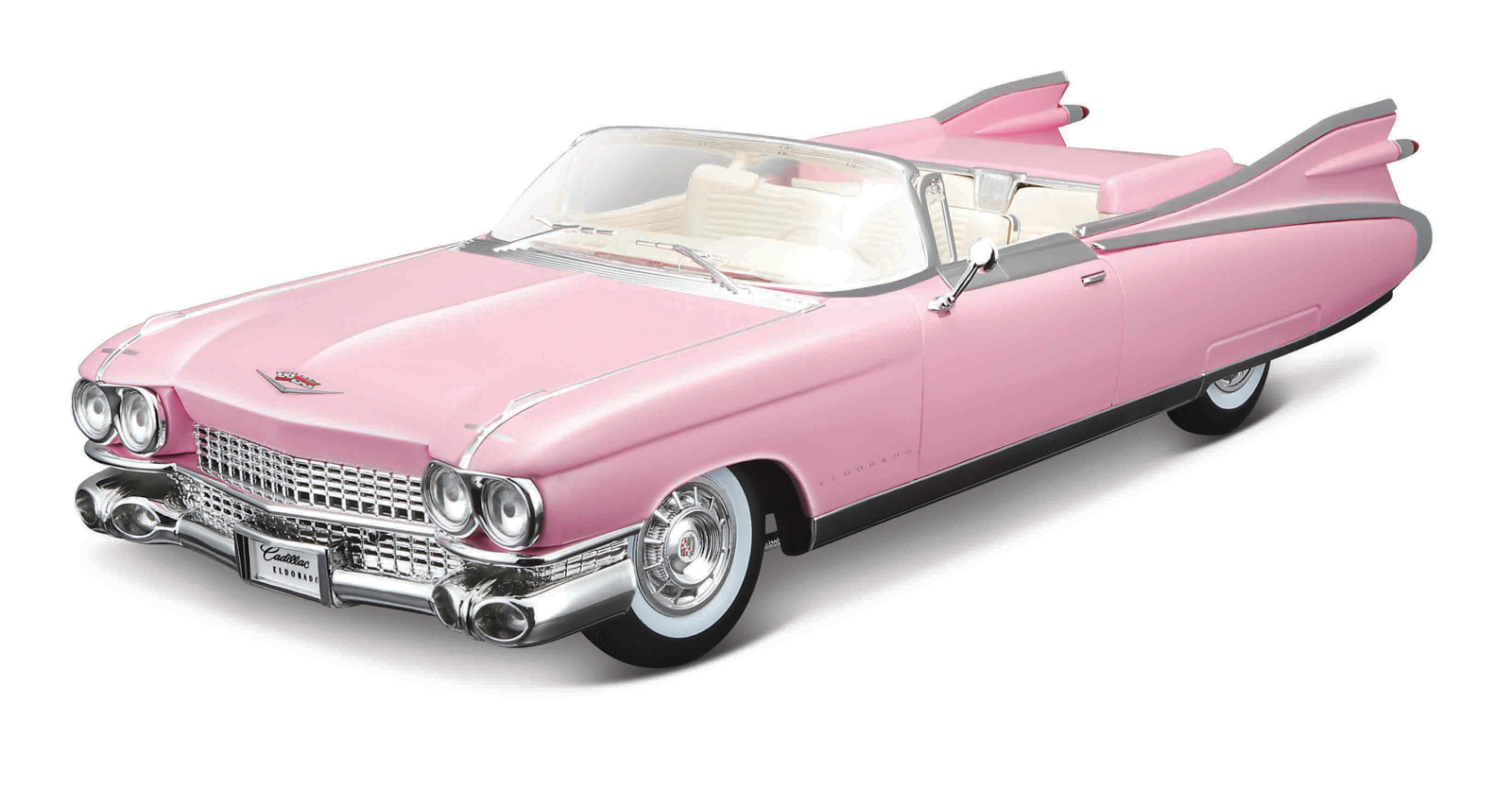 Maisto - 1959 Cadillac Eldorado Biarritz, ružová, 1:18 101236813