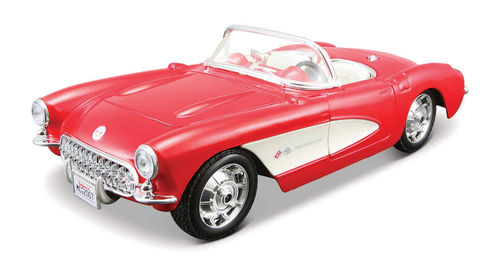 Maisto - MODEL KITS, ASSEMBLY LINE, 1957 Corvette, 1:24 101239275