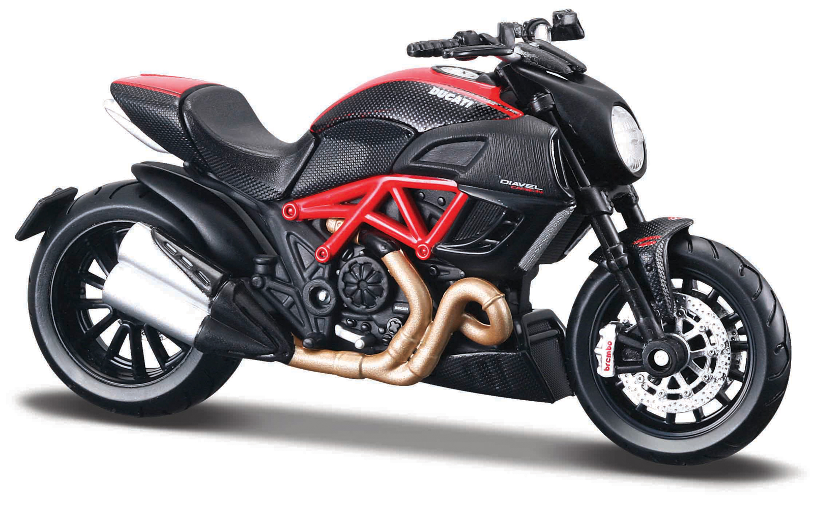 Maisto - Motocykel, Ducati Diavel Carbon, 1:18 101239300-10115