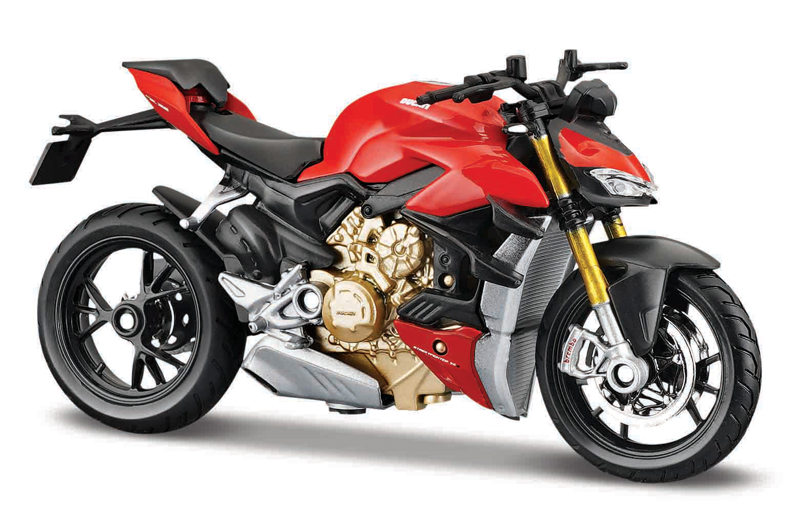 Maisto - Motocykel, Ducati Super Naked V4 S, 1:18 101239300-20075