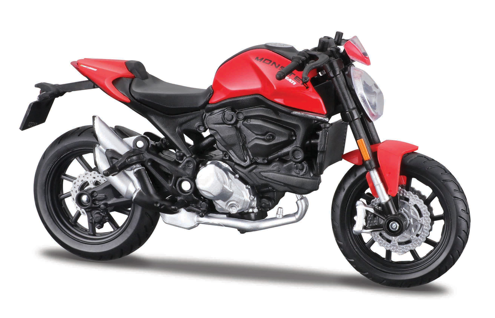 Maisto - Motocykel, Ducati Monster, červená, 1:18 101239300-20131