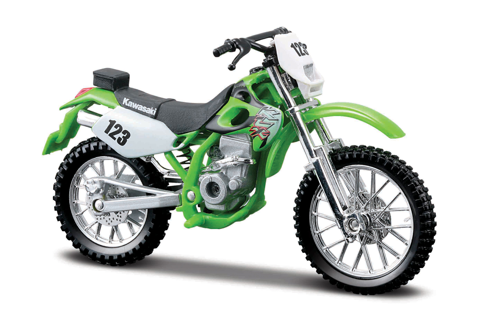 Maisto - Motocykel, Kawasaki KLX® 250SR™, 1:18 101239300-302