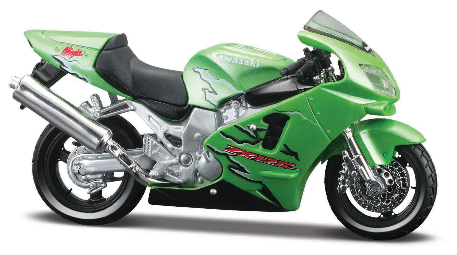 Maisto - Motocykel, Kawasaki Ninja® ZX™-12R, 1:18 101239300-332