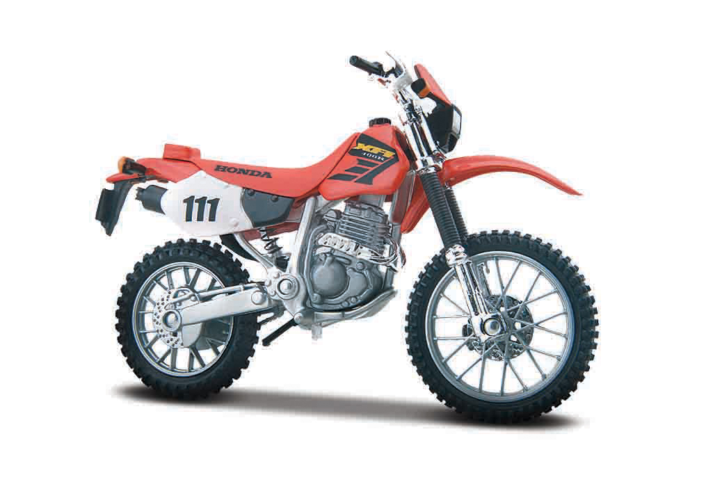 Maisto - Motocykel, Honda XR400R, 1:18 101239300-39335