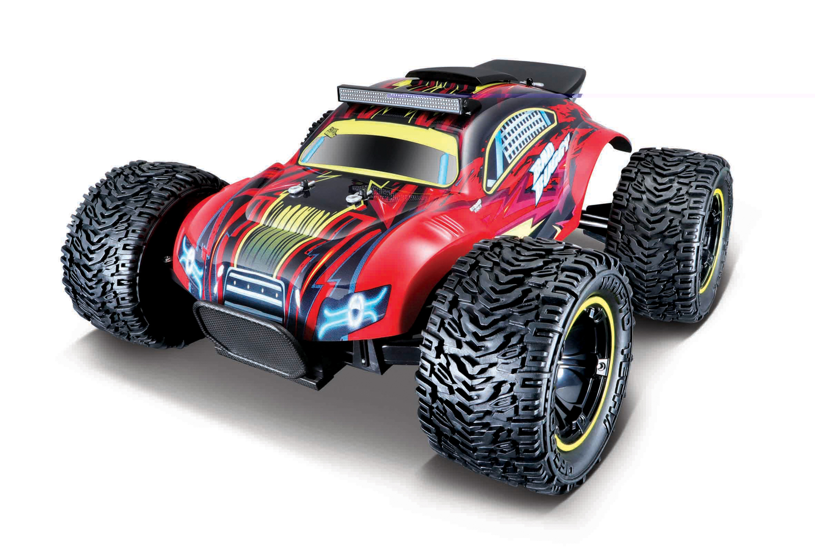 Maisto RC - Bad Buggy, červená 2,4 GHz, USB 101281464