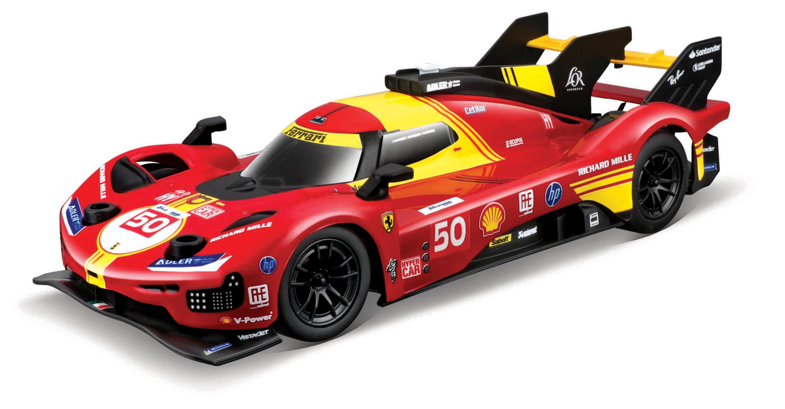 Maisto RC - ENDURANCE RACER - Ferrari 499P (2024 24H Le Mans Champion), 1:24, 2,4 GHz, USB, XTR 101282531