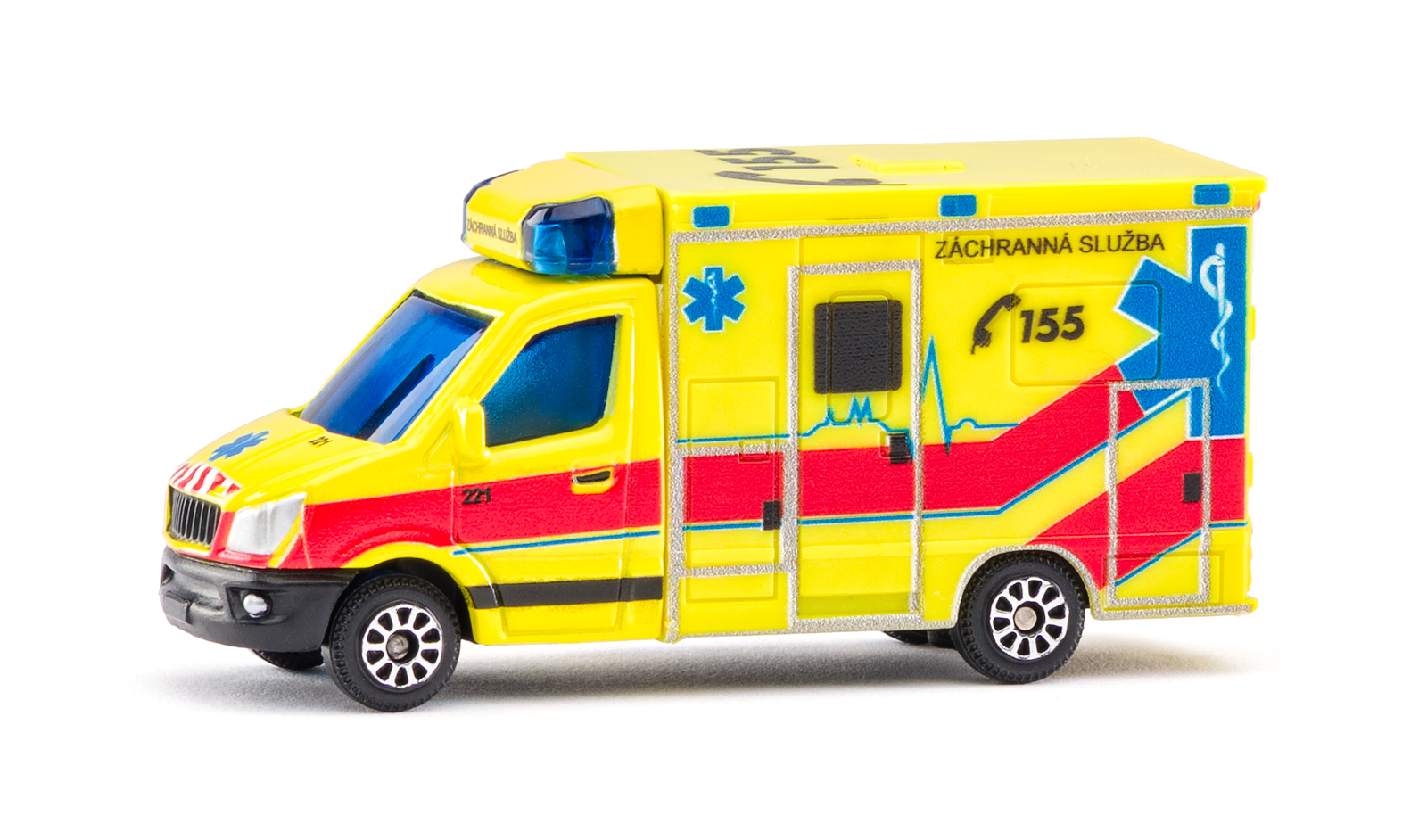 Maisto - CZ - Záchranné a servisné vozidlá so svetlami a zvukmi, Česká republika, Sanitka 101285034ABCZ