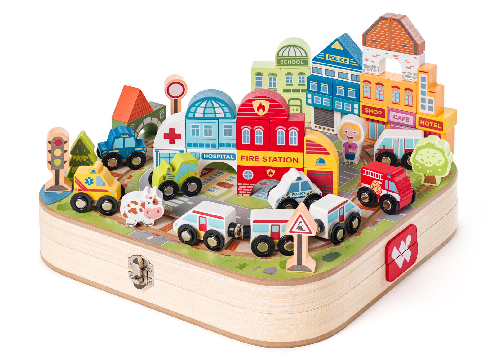 Kufrík s mestom a vláčikodráhou 102192143