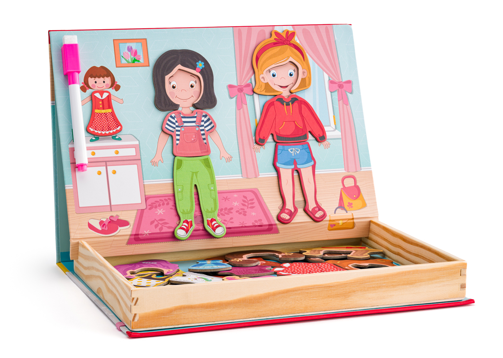 Krabička s magnetickými tvarmi - Módny salón 102192151