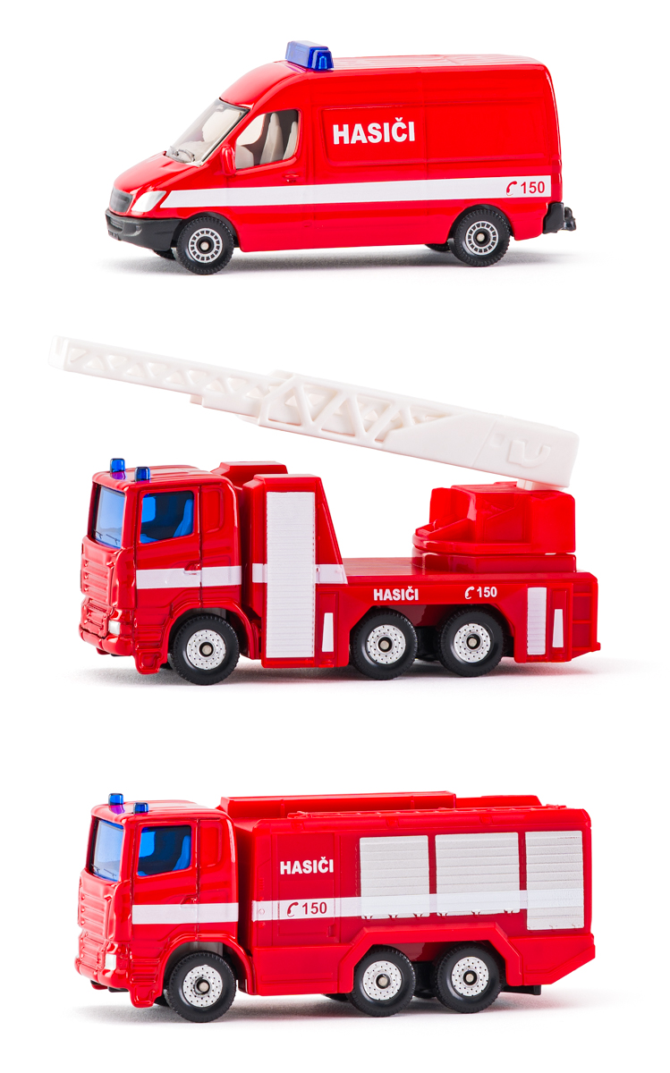 SIKU slovenská verzia - set hasičská sada 3 áut 1043181806100