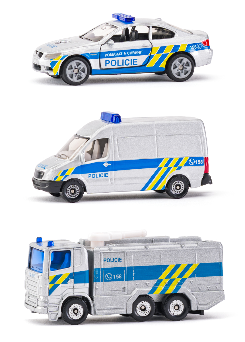 SIKU slovenská verzia - set policajná sada 3 áut 1043182406100