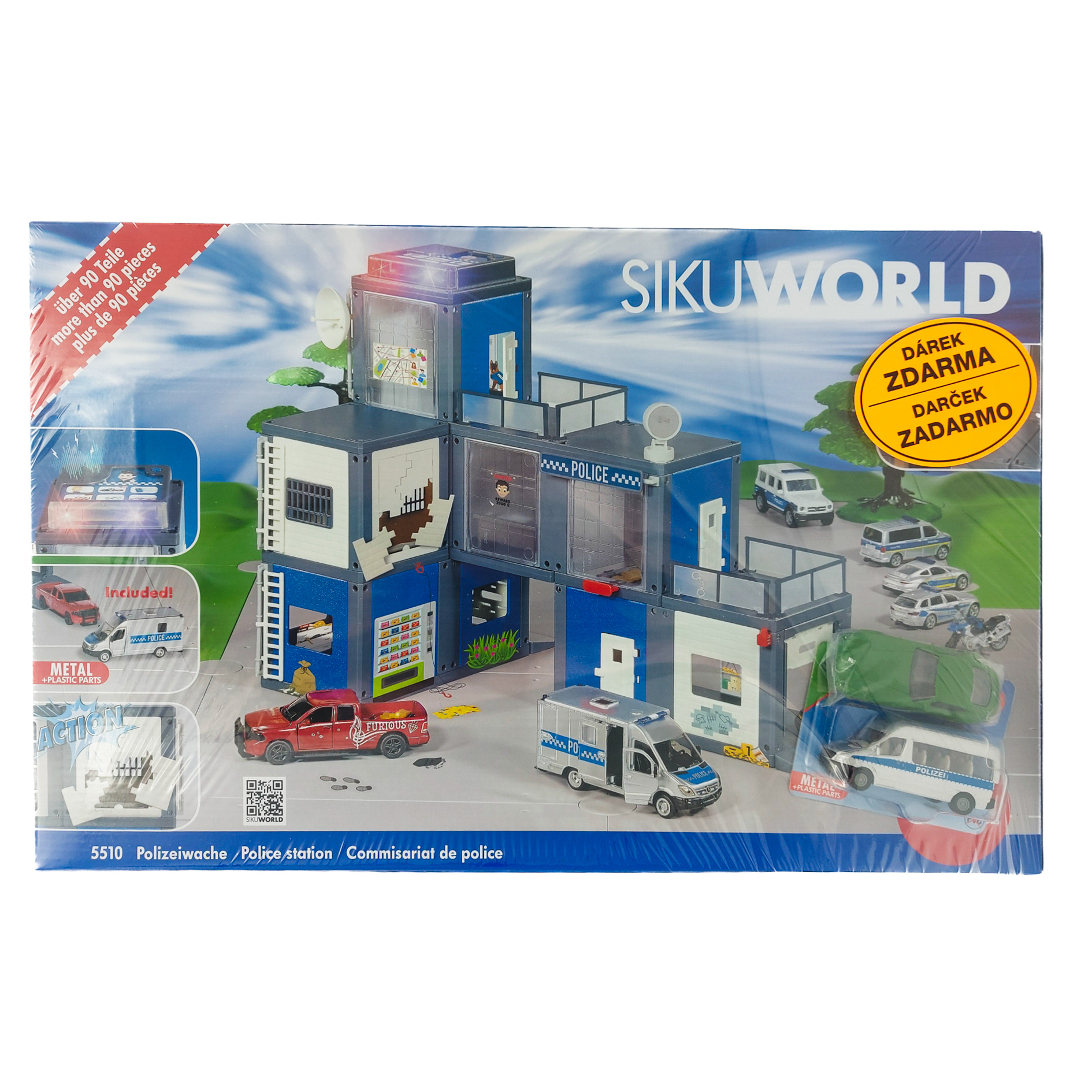 SIKU World - policajná stanica + 2 darčeky 104355100479