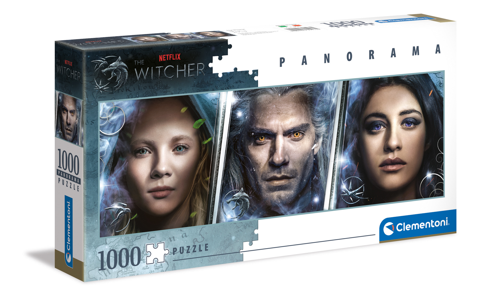 Puzzle 1000 dílků Panorama - The Witcher