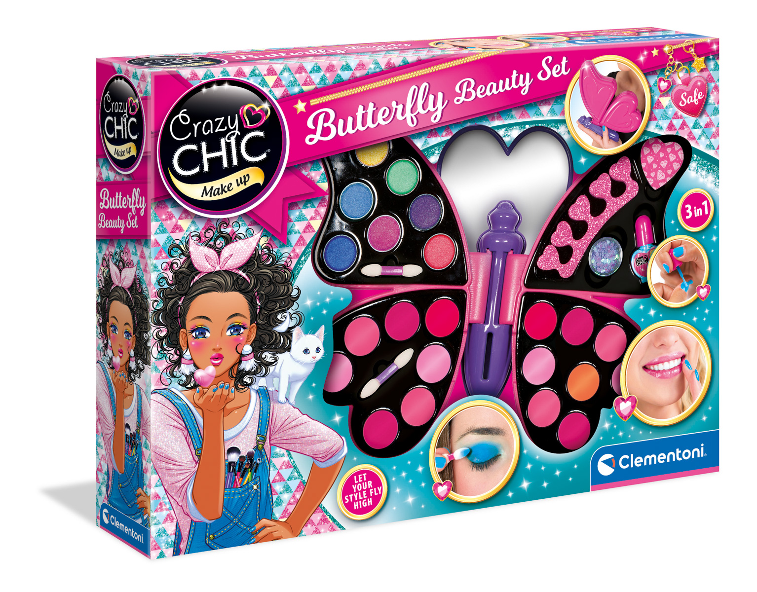 Crazy CHIC - Make-up sada motýl