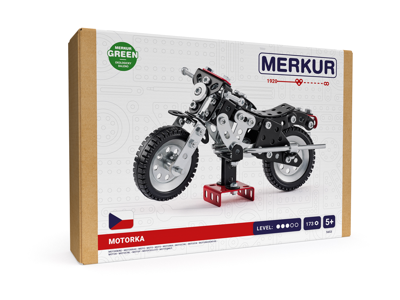 Merkúr - Motorka, 173 dielikov 10995653