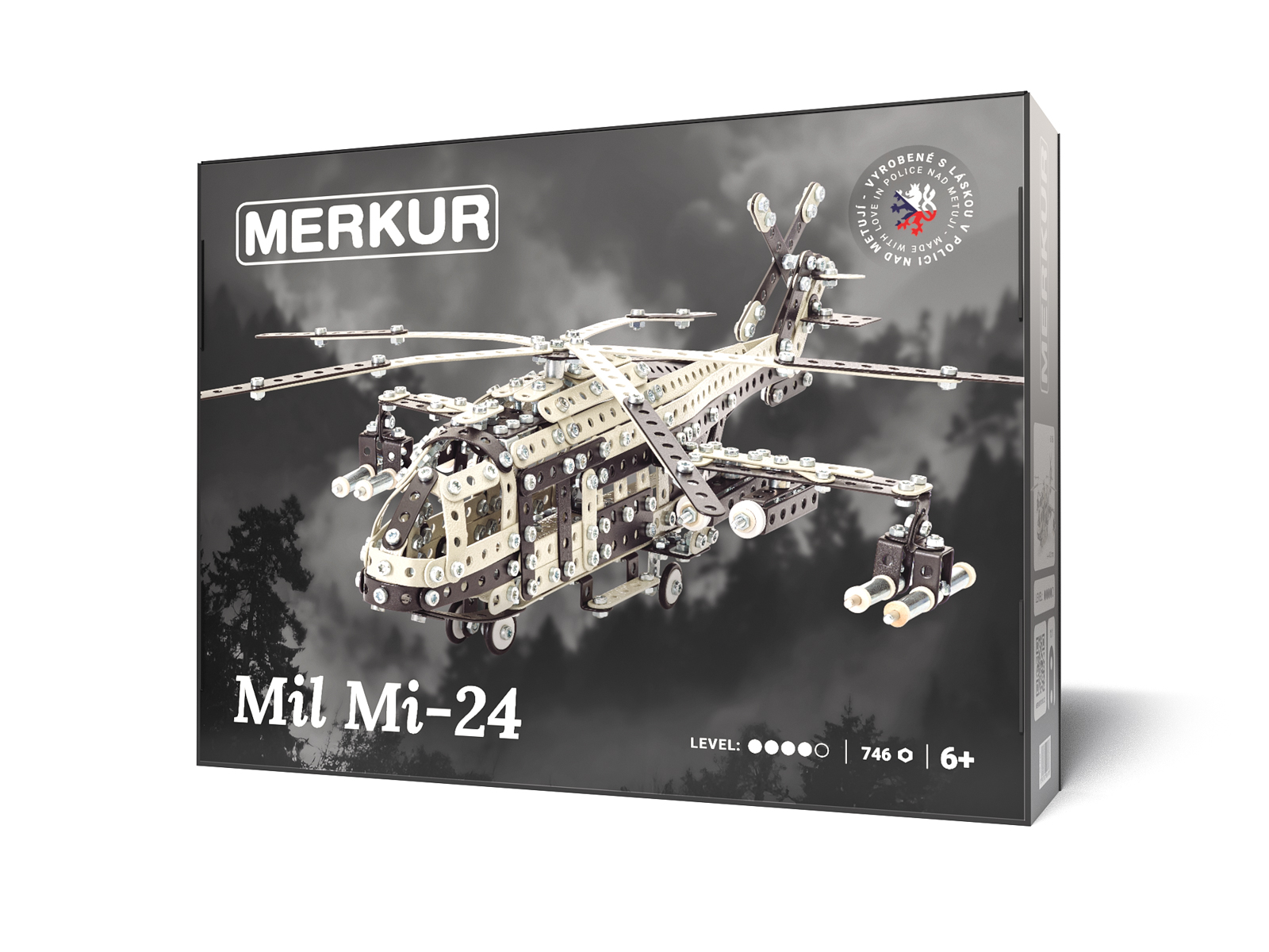 Merkúr - Vrtuľník Mil Mi-24, 746 dielikov 10996186
