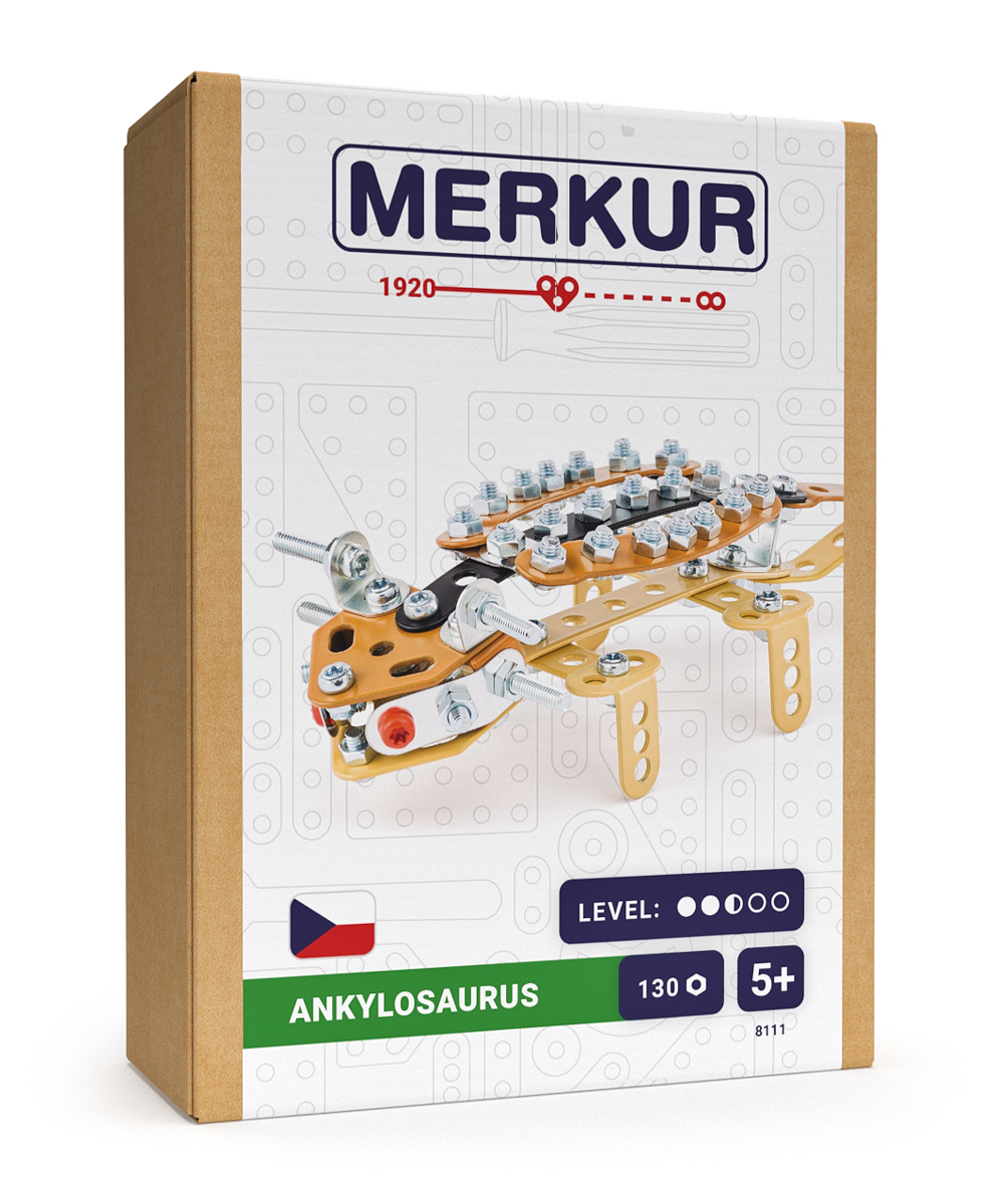 Merkur - DINO - Ankylosaurus, 130 dílků