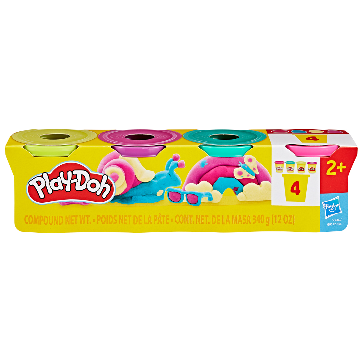 HASBRO - Play-Doh 4ks téglikov 4 x 85g 1111G0689