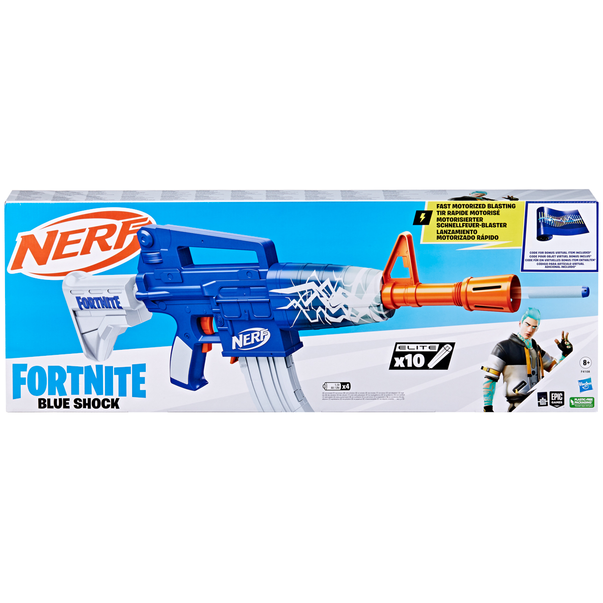 HASBRO - Nerf Fornite Blue shock 1113F4108