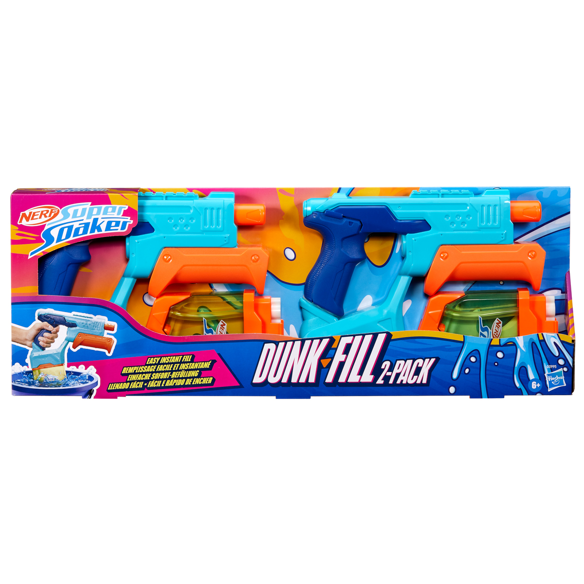 HASBRO - Nerf Super Soaker Dunk FILL duopack, vodné 1113G0995