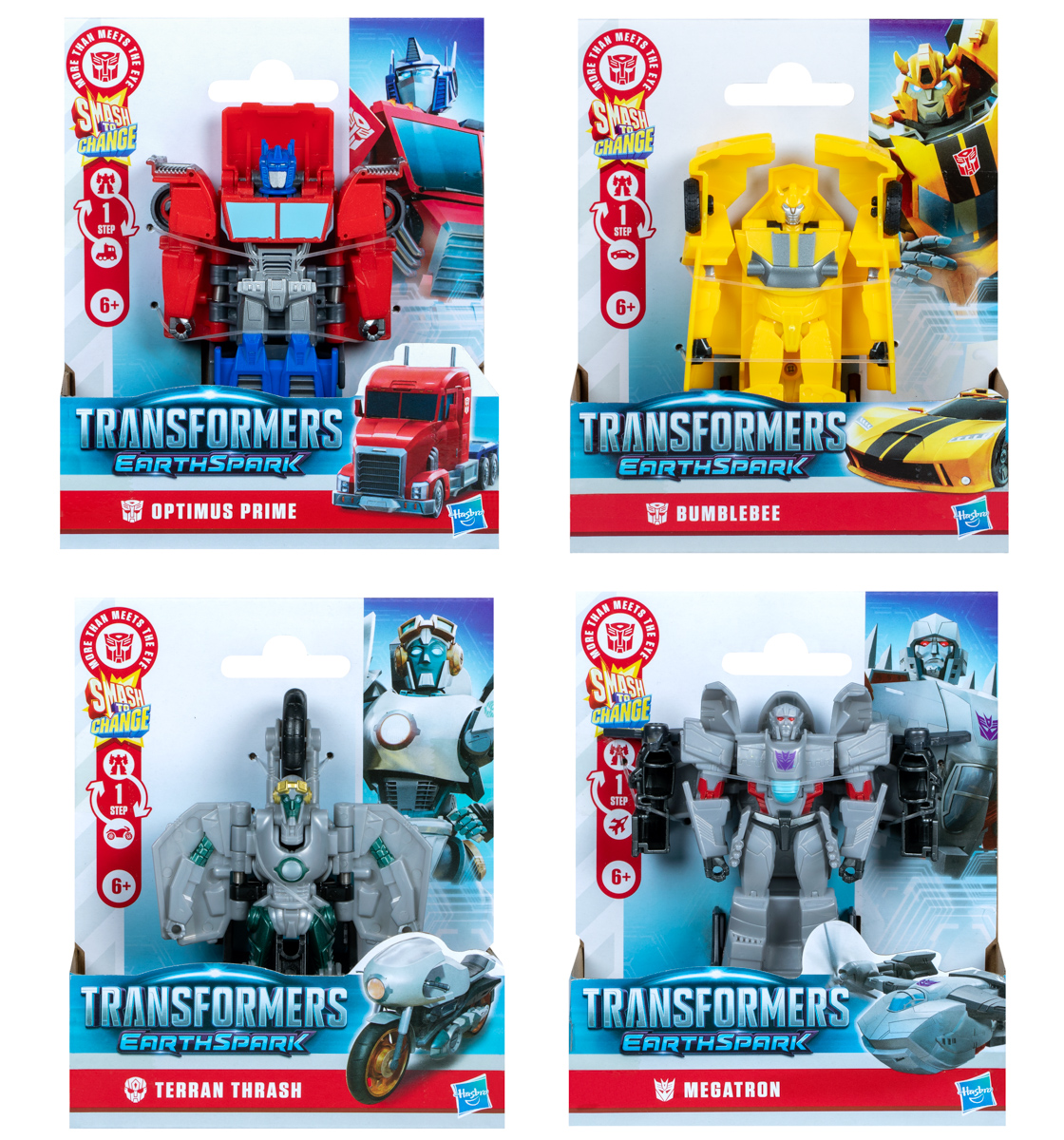 HASBRO - Transformers Earthspark 1 Step Smash Changers figúrky, assort 1114G0742