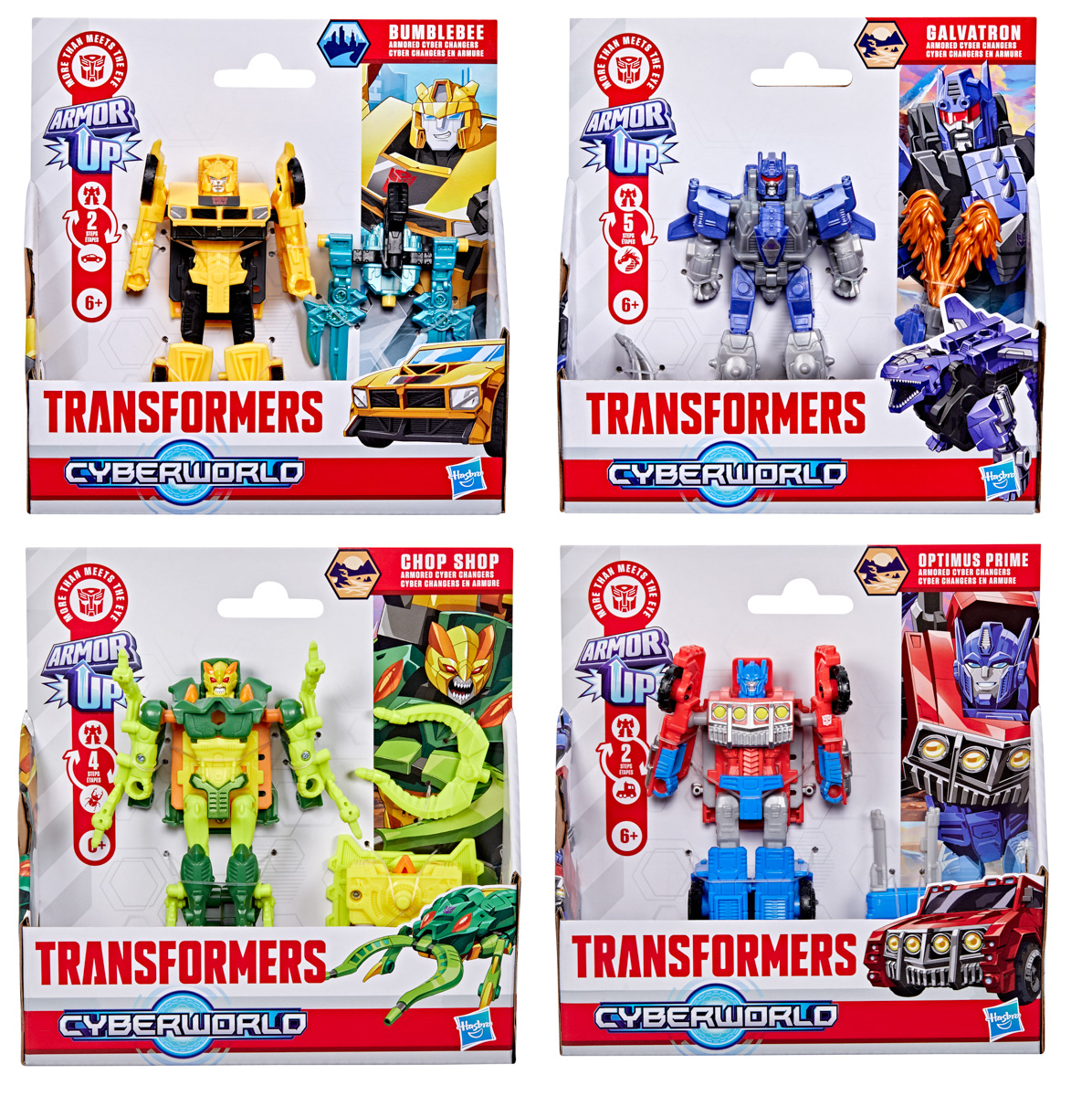 HASBRO - Transformers Cyberworld Armored Cyber Changers, figúrka 1114G0747