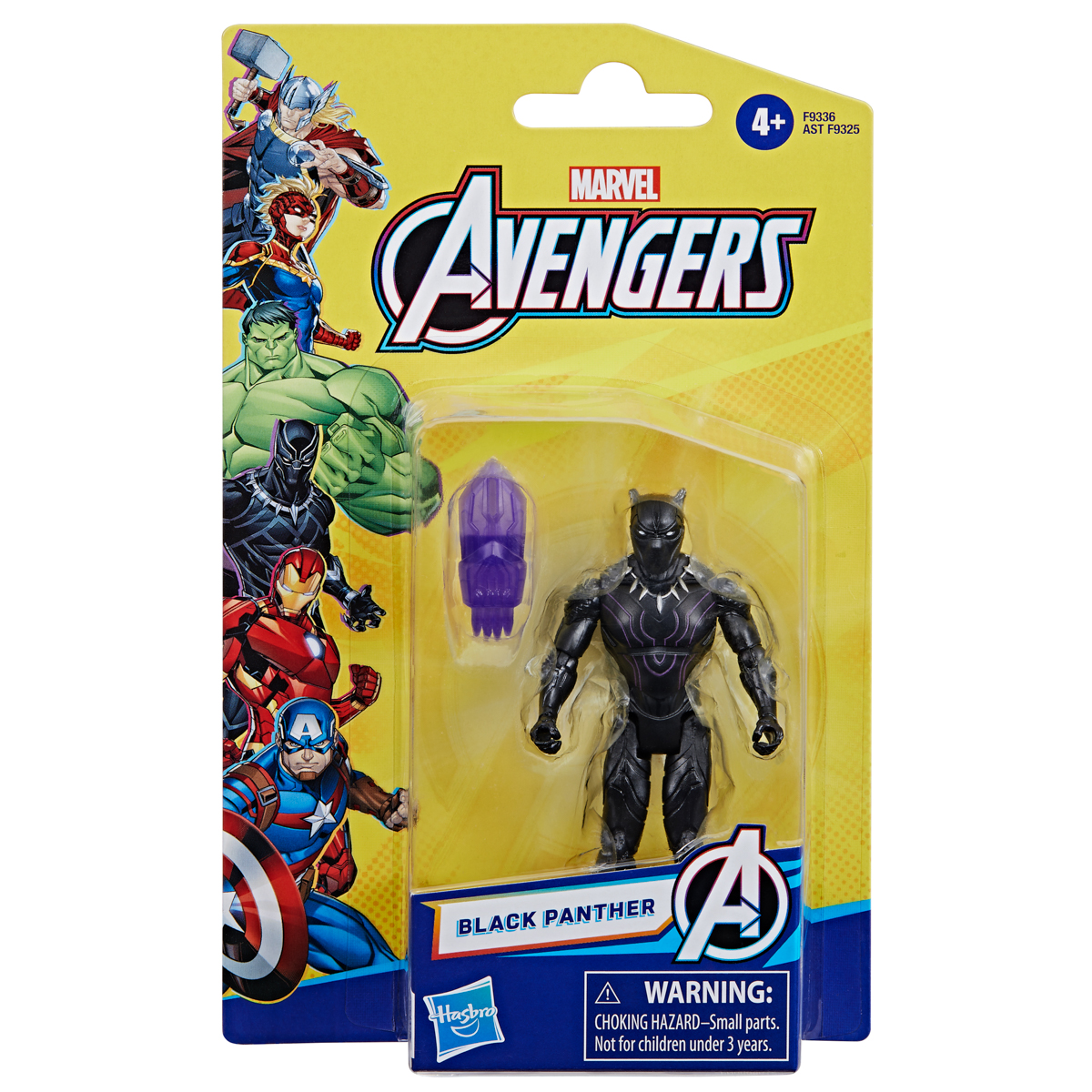 HASBRO - Avengers Black Panther figúrka 10cm s príslušenstvom 1115F9336