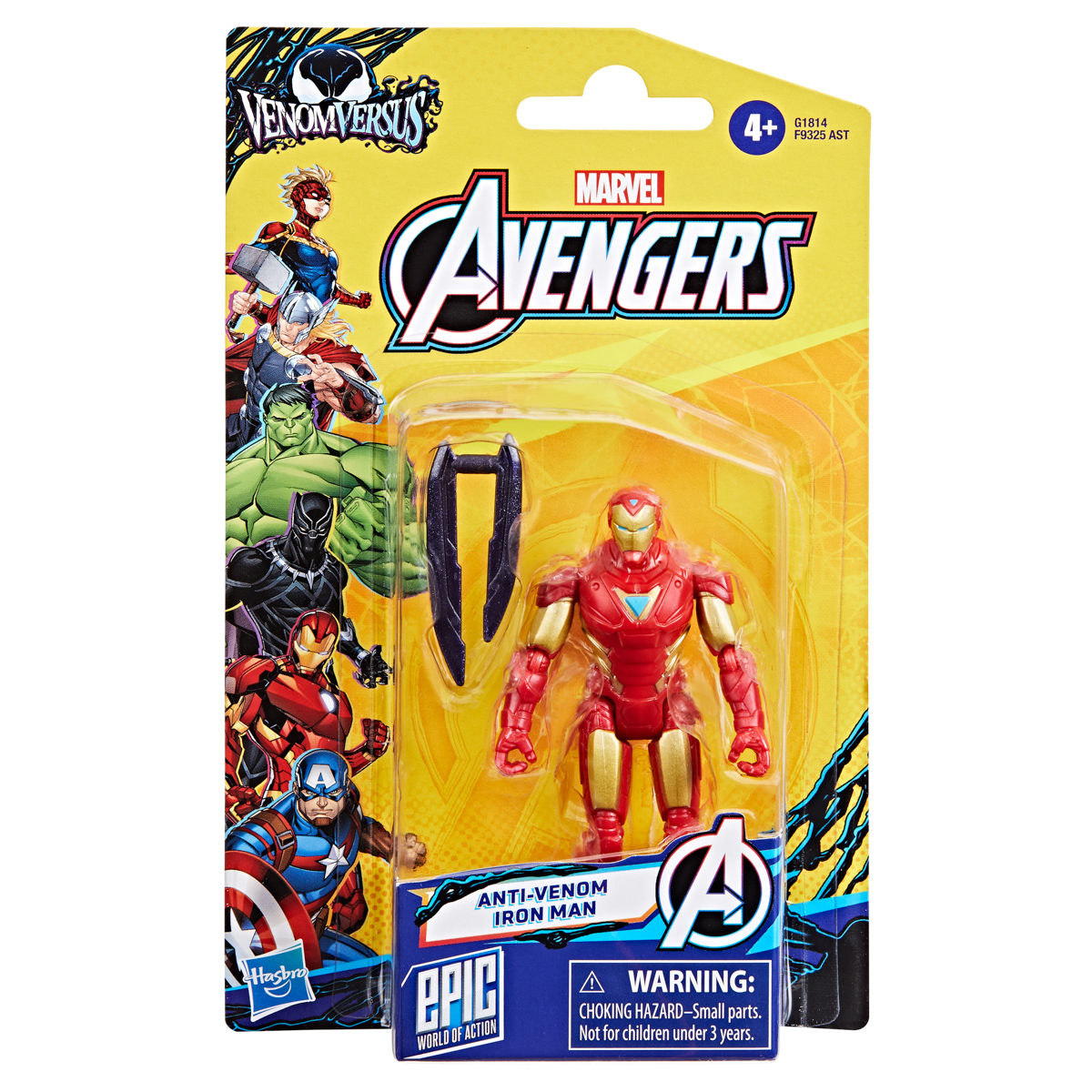 HASBRO - Avengers Venomversus Anti-Venom Iron Man, figúrka s prísl. 1115G1814