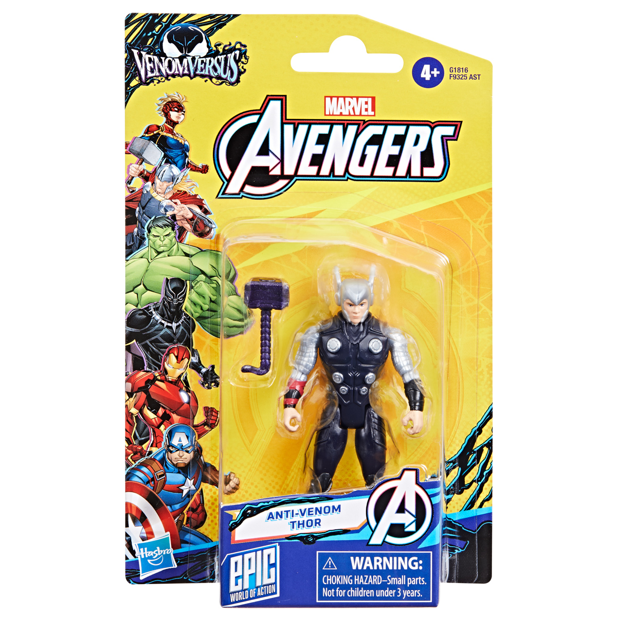 HASBRO - Avengers Venomversus Anti-Venom Thor, figúrka s prísl. 1115G1816