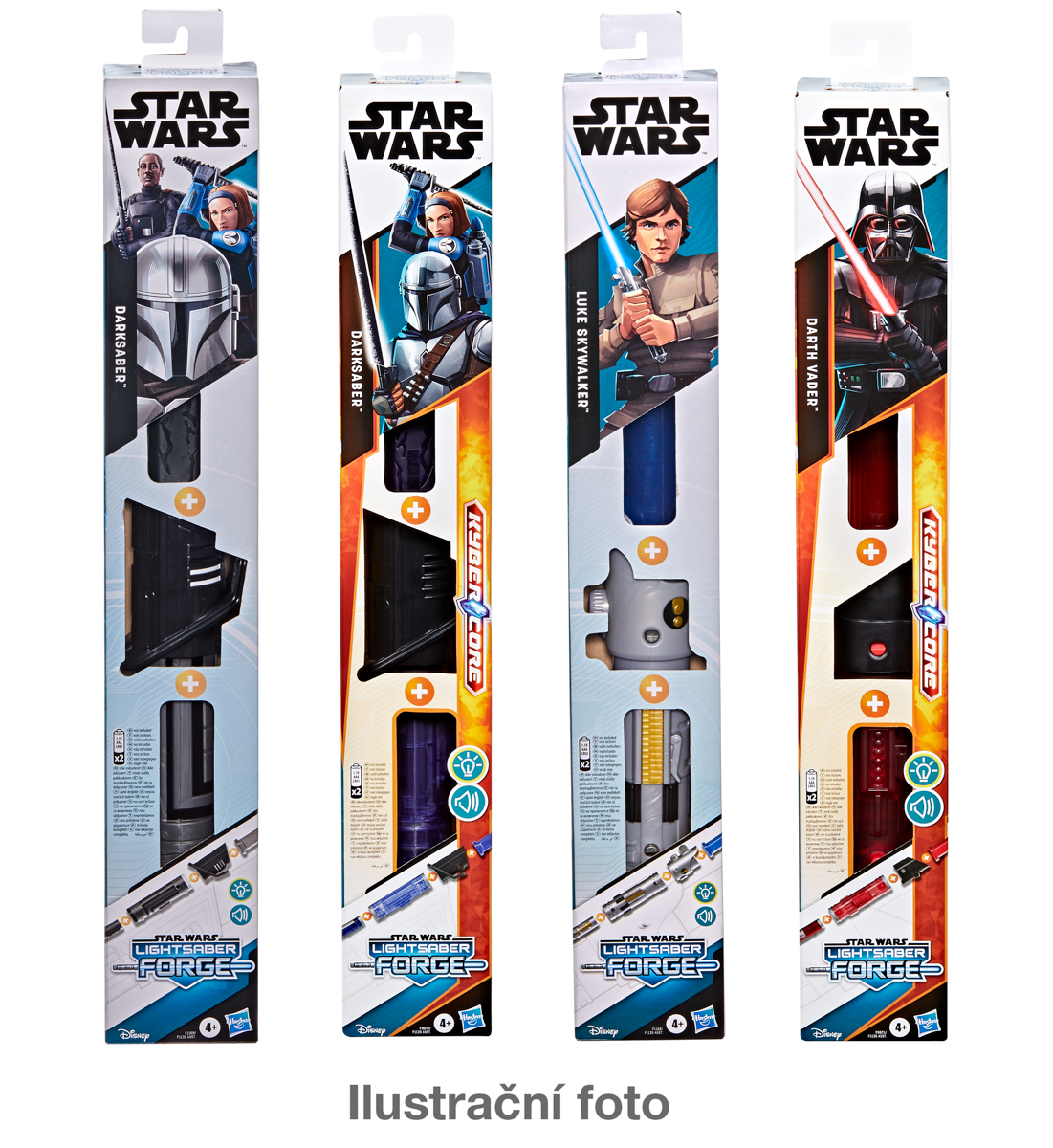 HASBRO - Star Wars LS Forge meče so svetlom a zvukom, assort 1117F1135