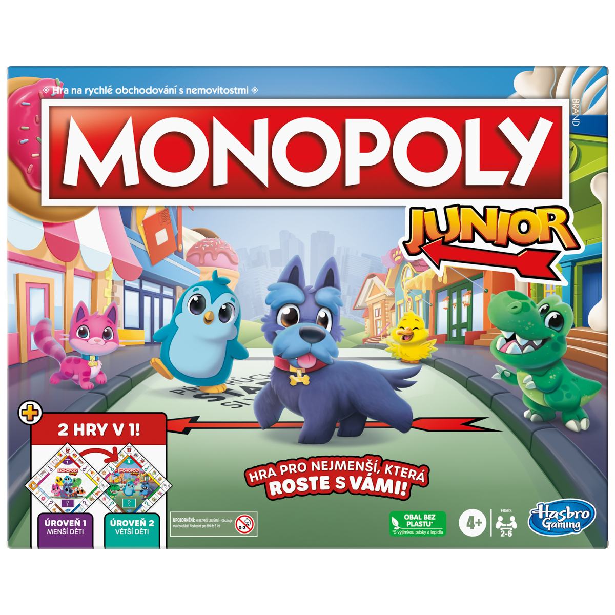 HASBRO - MONOPOLY Junior CZ verze 1120F8562