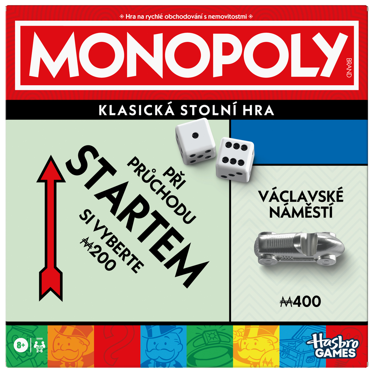 HASBRO - MONOPOLY Classic CZ verzia 1120G0009