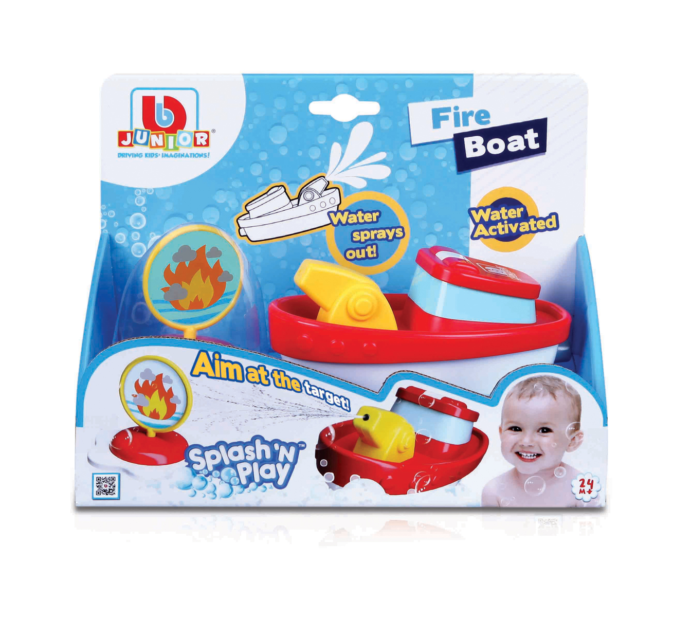 BB Junior - Hračky do vody - Hasičský čln 112116-89015