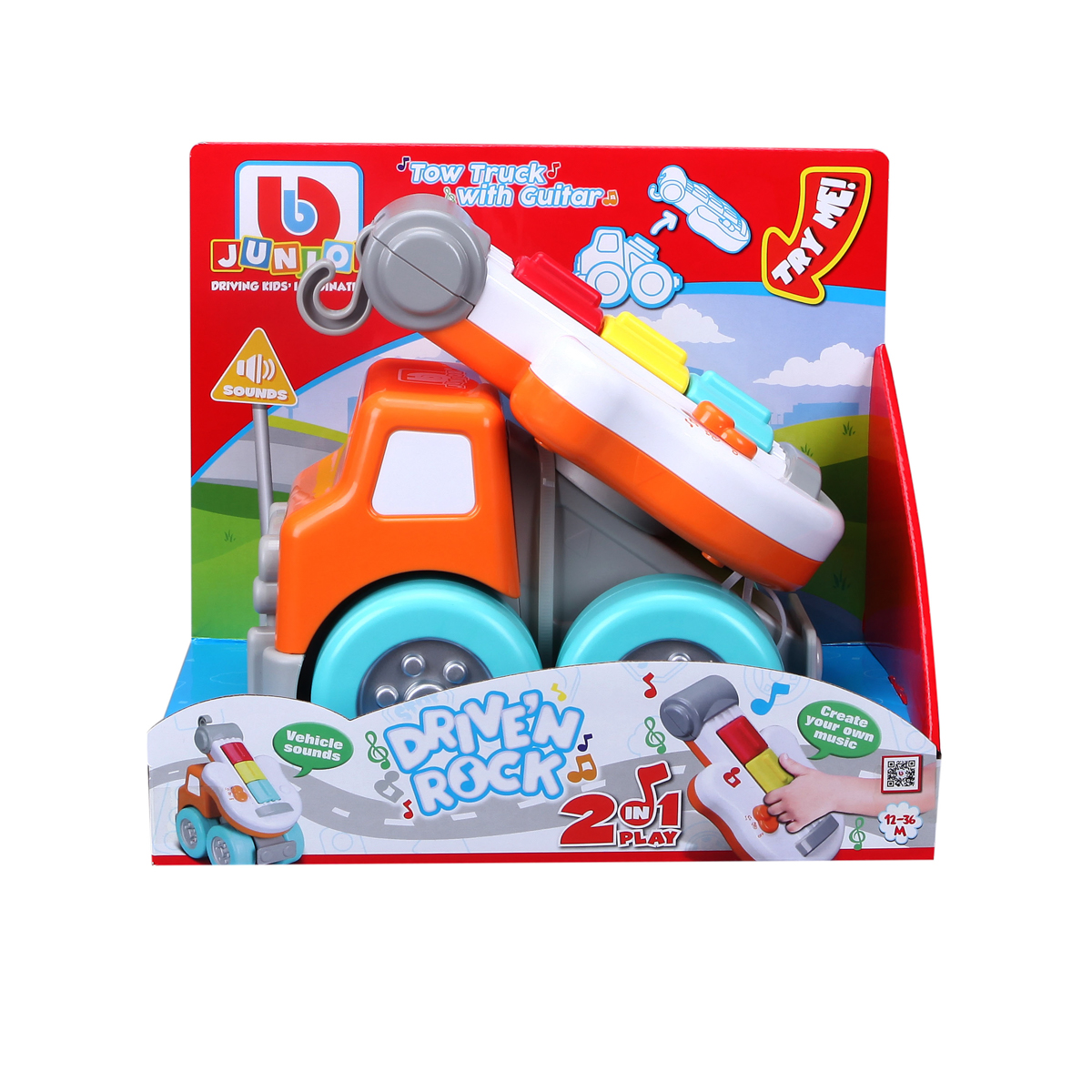 BB Junior - Odťahové vozidlo s gitarou 2v1 112116-89031